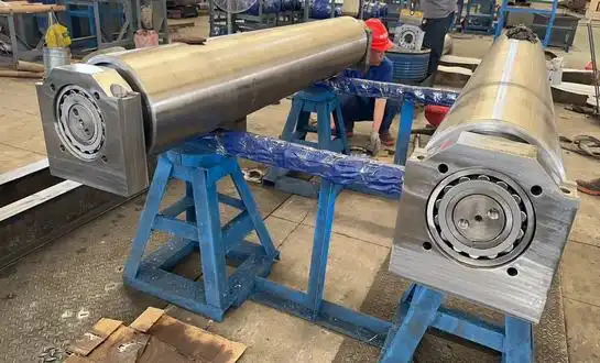 What is the process of roller milling?